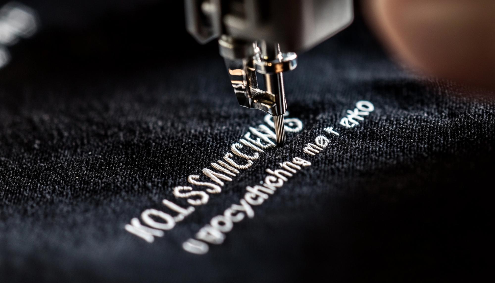 Detaliu cusătură fină pe tricou